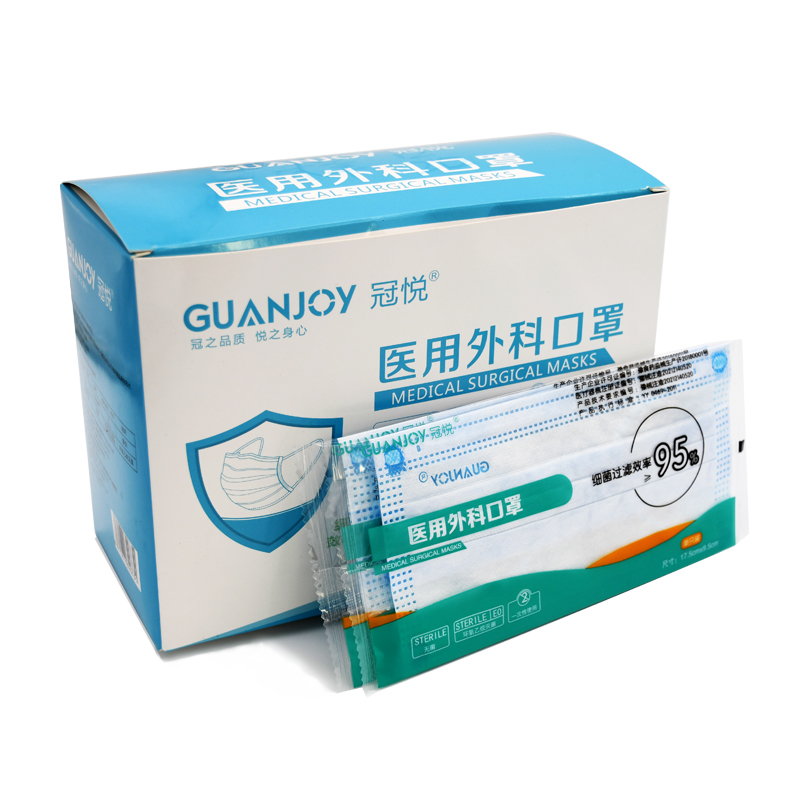 冠悅口罩，三層防護，呼吸自由！